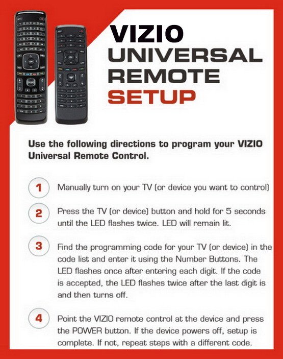 Xfinity remote for vizio tv